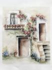 Shabby chic French flowered house_2 - A5 Motiv