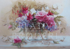 Roses, fuchias, Hydrangeas, Jasmine - Jill Kirstein