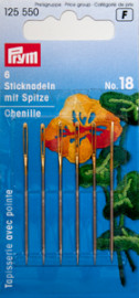 Broderinålar - 6 st - No 18