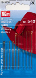 Broderinålar - 16 st - No 5-10